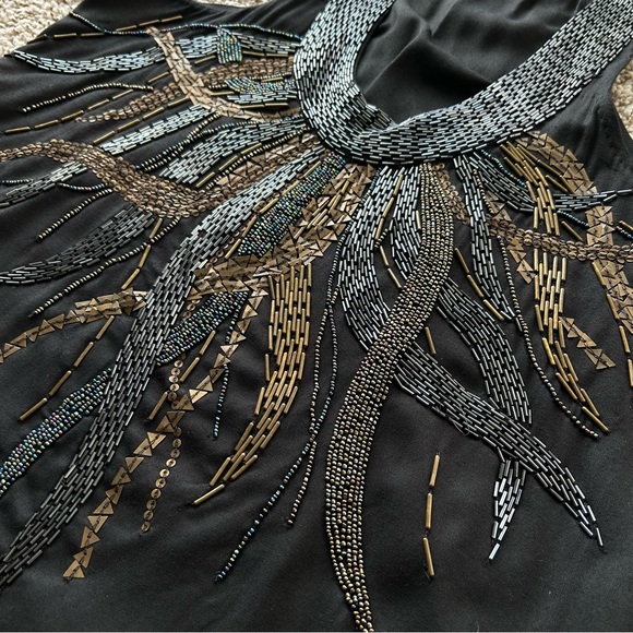 LAST CHANCE SALE! Ecoté Beaded Racerback Tank Top - Picture 4 of 5